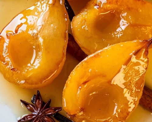 caramelized pear карамелізована груша